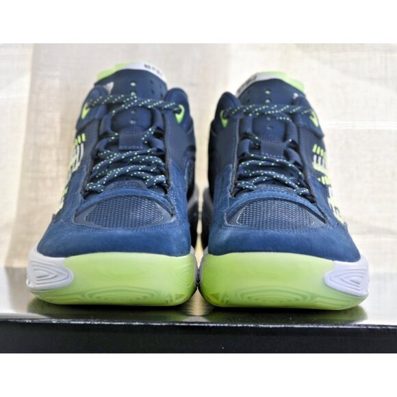 New! Size: 8 Men/9.5 Women | New Balance Fresh Foam BB v2 | Navy/Lime Glow main image 5